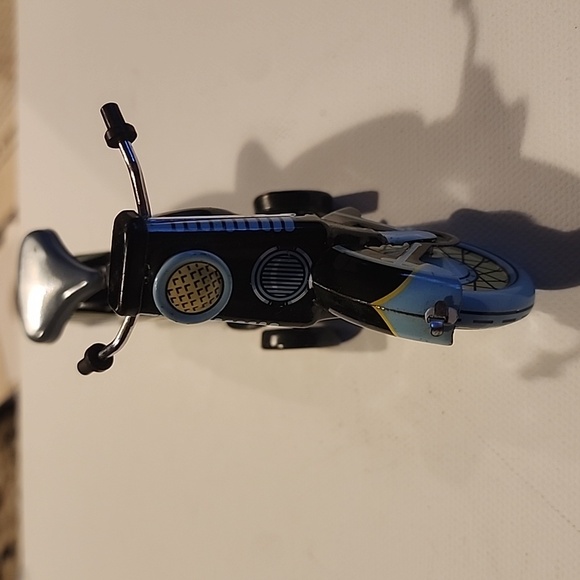 Black Retro motorcycle tin toy collectible motorcycle approx 6 " long - Picture 3 of 5